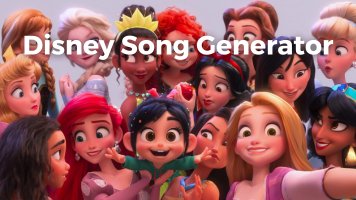 Disney song generator
