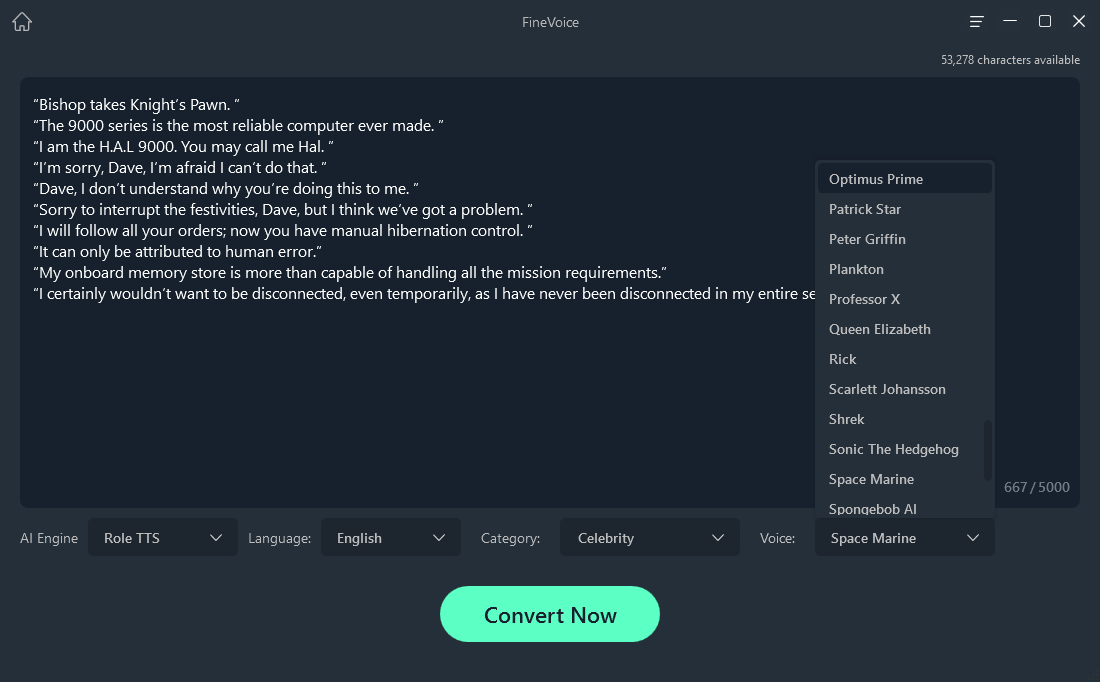 FineShare FineVoice Text to Speech