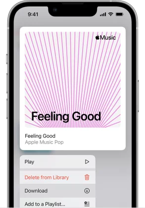 download music on Apple Music Credit: Apple Support