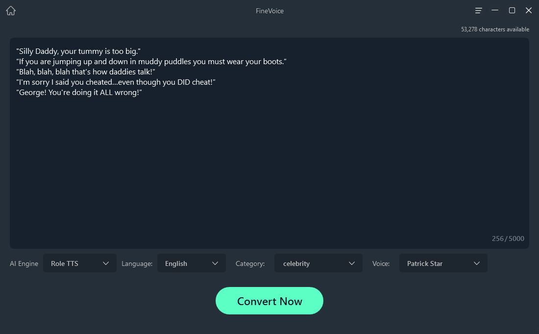 peppa pig text to speech generator
