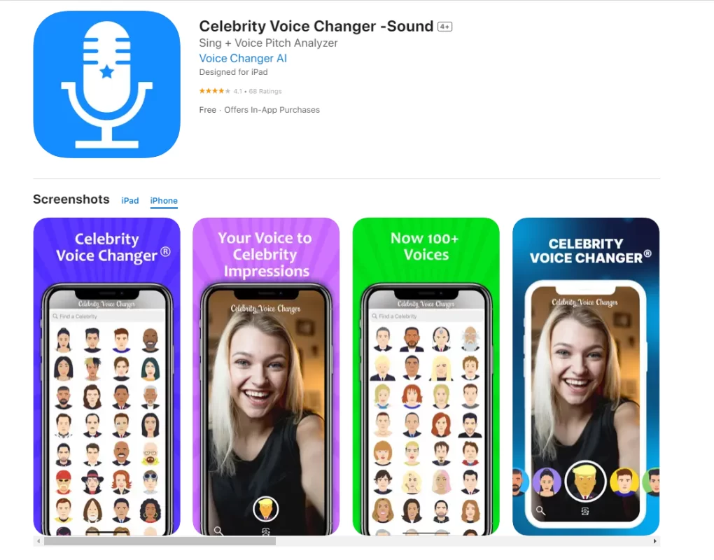 Celebrity Voice Changer