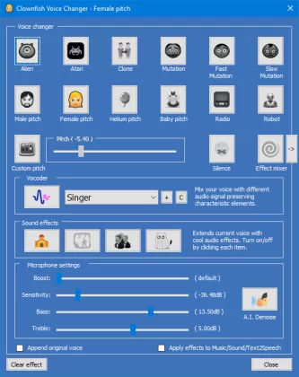 Clownfish Voice Changer - voice changer app during call free