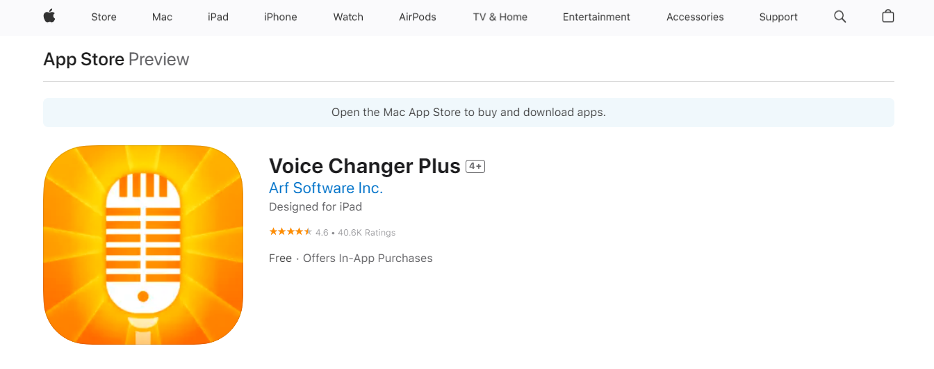 Voice Changer Plus. Changed plus