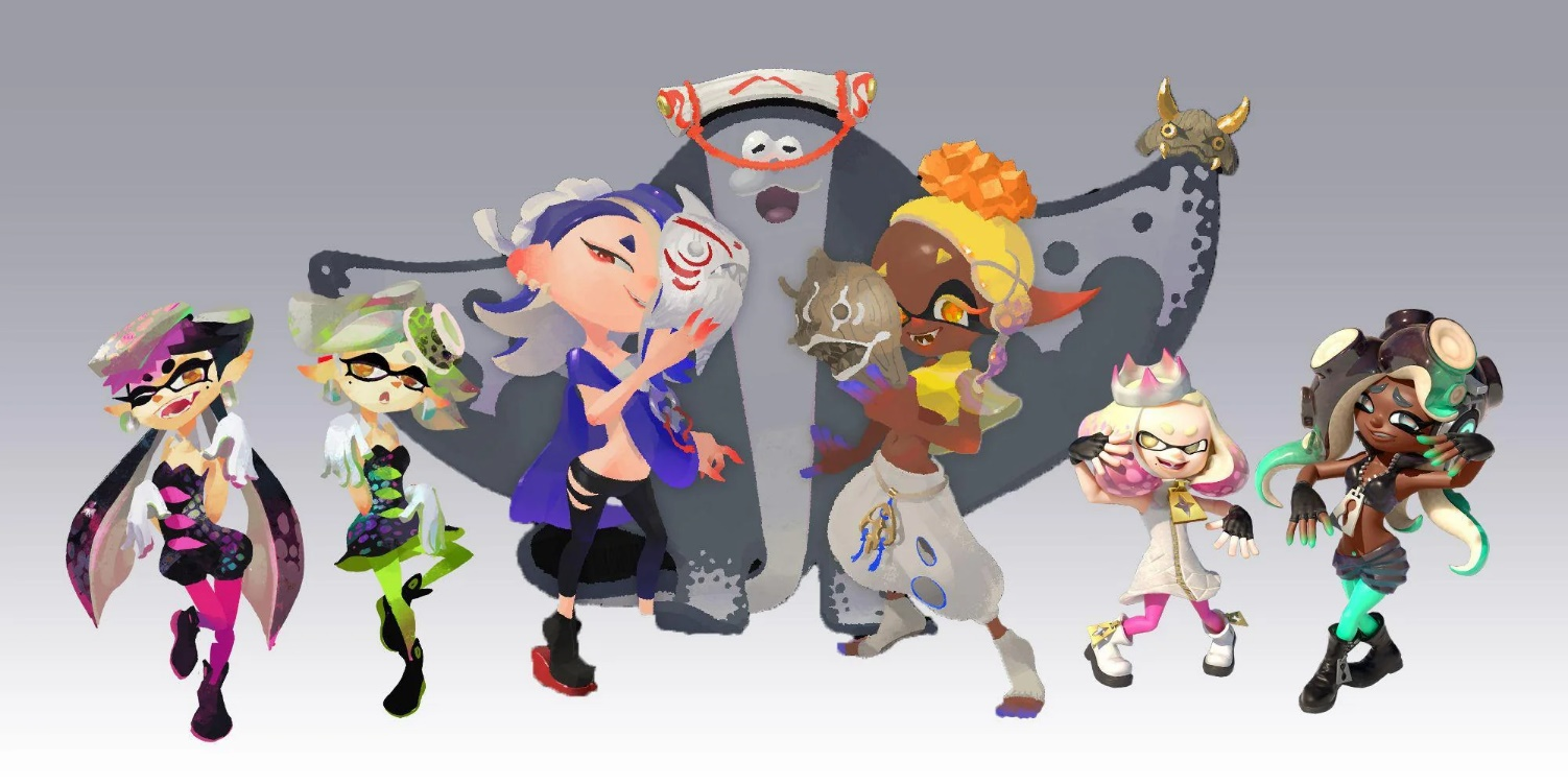 Splatoon main characters