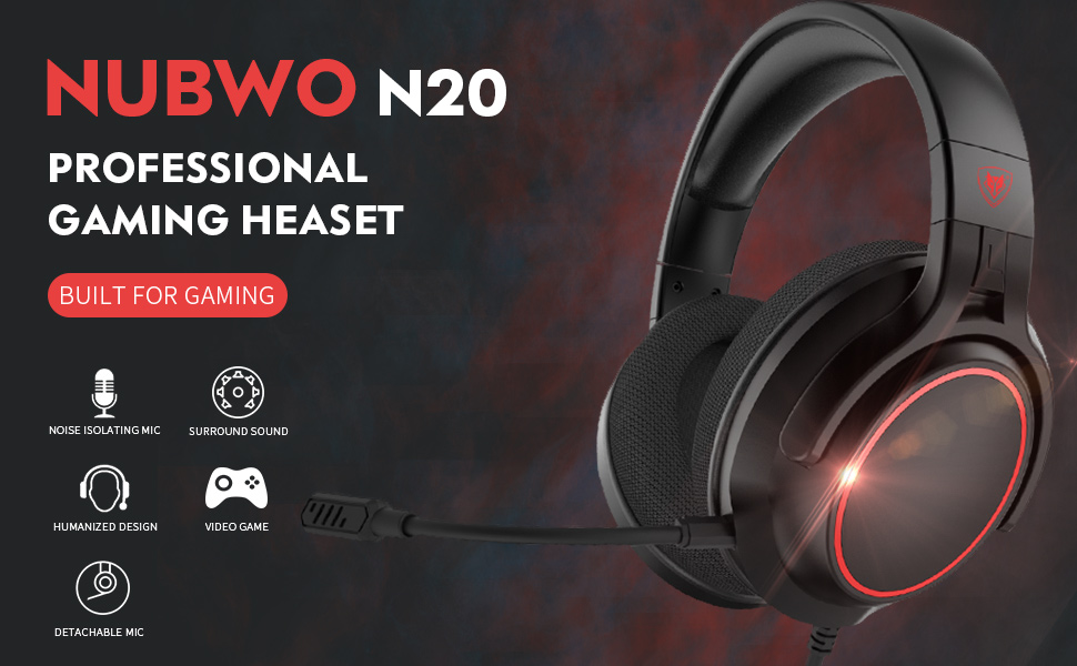 NUBWO N20 Gaming Headset