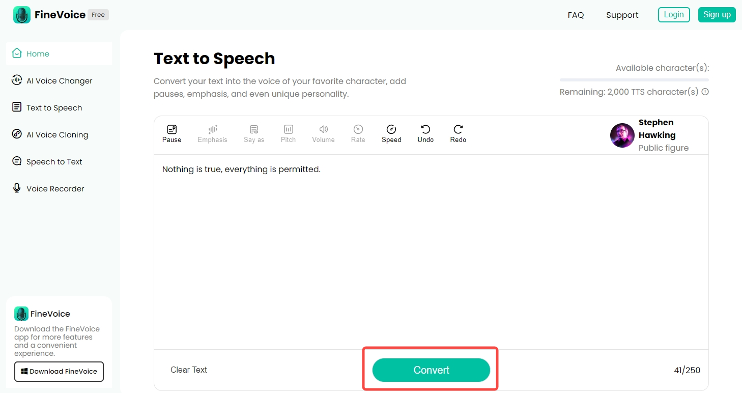 [Text to Speech] 5 Best Stephen Hawking Voice Generators