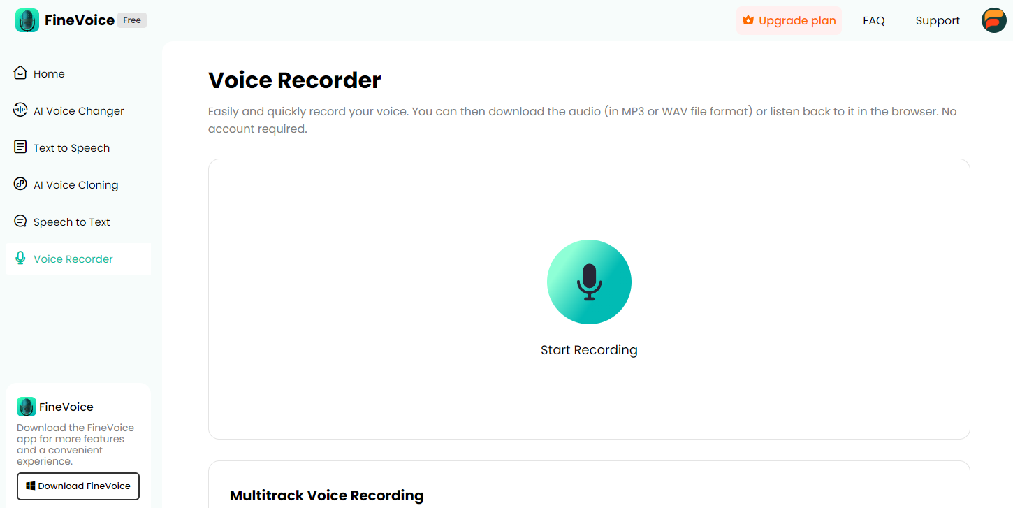 FineVoice Voice Recorder
