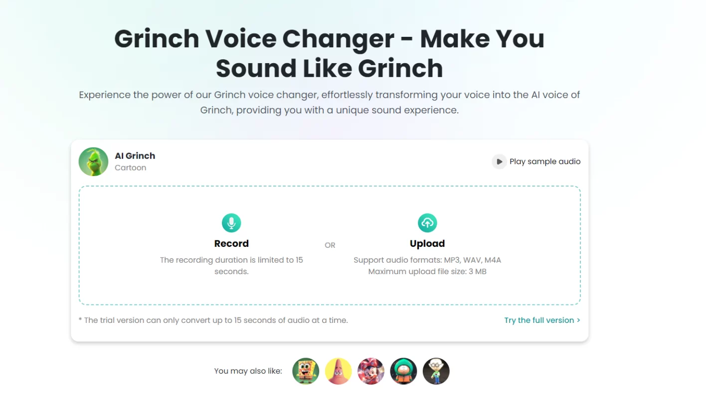 FineVoice AI Voice Changer